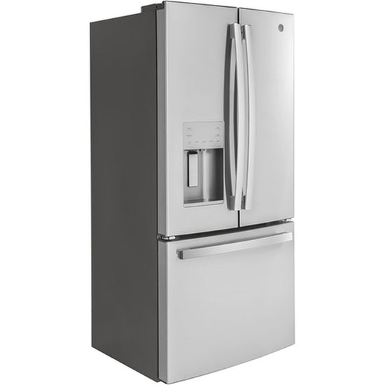 GE Profile 33 Inch French Door Refrigerator with 24.8 Cu. Ft. Capacity, Stainless Steel - PFE24HYRCFS