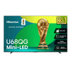 Hisense 75 Inch Mini-LED QLED AI TV with 144Hz, Google TV - 75U68QG