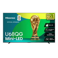 Hisense 75 Inch Mini-LED QLED AI TV with 144Hz, Google TV - 75U68QG