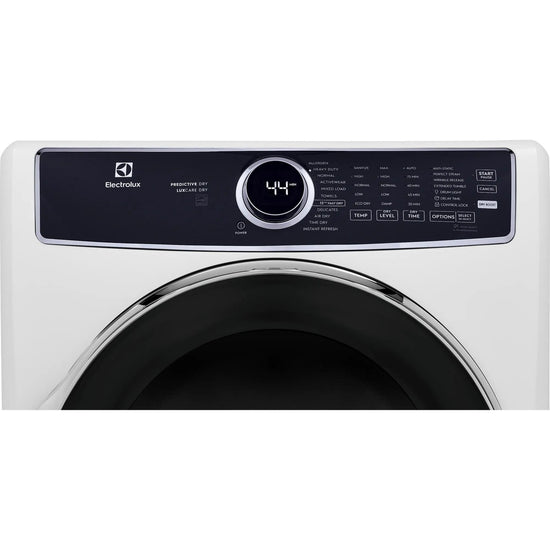 Electrolux 600 Series 27 Inch Front Load Gas Dryer with 8.0 Cu. Ft. Capacity - ELFG7637AW