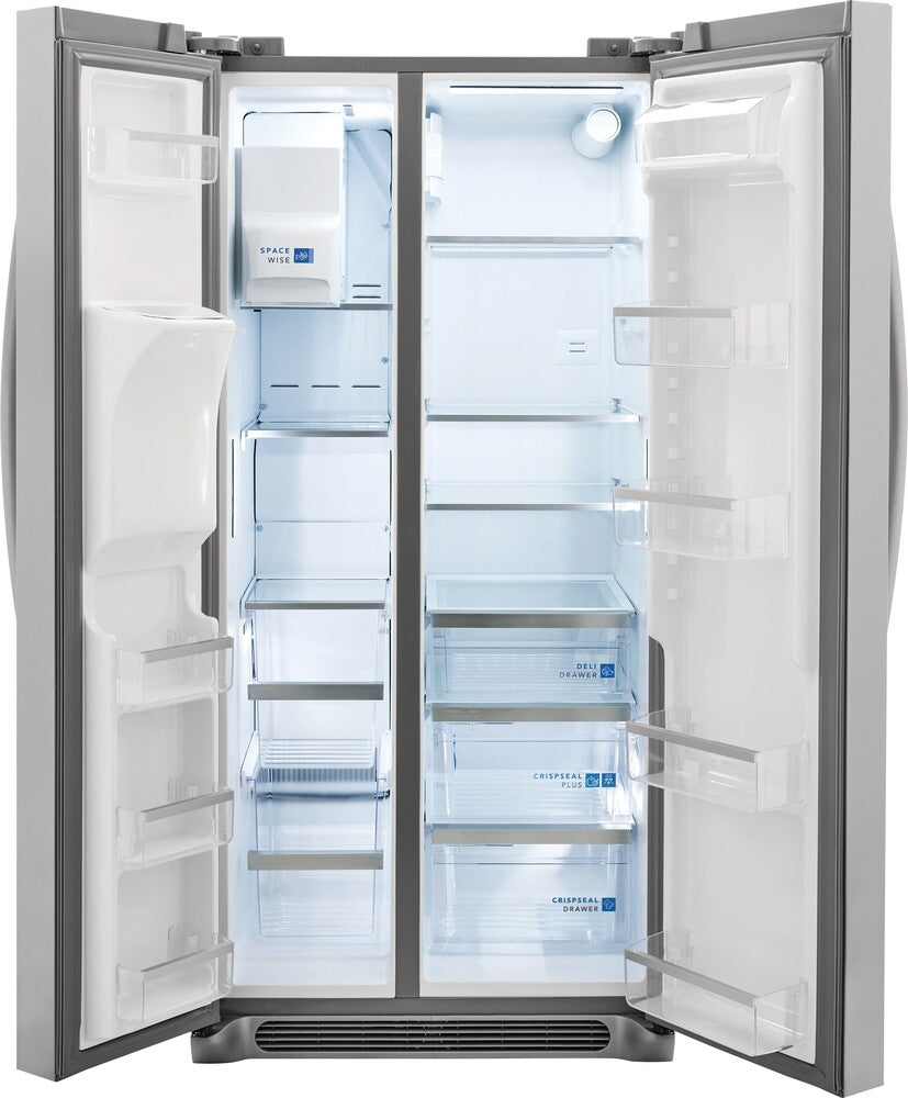 FRIGIDAIRE GALLERY 33 IN. 22.2 CU. FT. STAINLESS STEEL SIDE-BY-SIDE REFRIGERATOR - GRSS2352AF