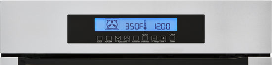 Haier 24 Inch Electric Wall Oven with European Convection - HCW2360AES