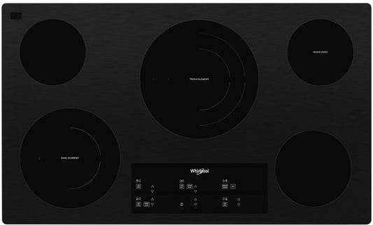 WHIRLPOOL 36 INCH SMOOTHTOP ELECTRIC COOKTOP - WCE97US6KB