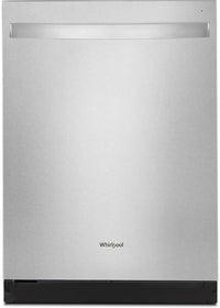 Whirlpool 24 Inch Top Control Quiet Dishwasher with 3rd Rack, Stainless Steel - WDT730HAMZ