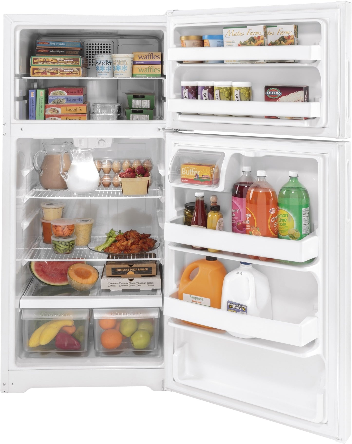 Hotpoint Energy Star® 15.6 Cu. Ft. Top Mount Refrigerator White