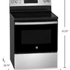 Elements 24 Inch Slide-In Electric Range - EECR24MEW-CA