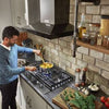 KitchenAid 36 Inch Wall-Mount Canopy Range Hood, Black Stainless Steel - KVWB606HBS
