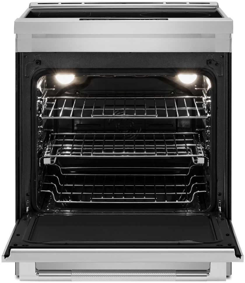 JennAir 30 Inch Slide-In Induction Range with 6.4 Cu. Ft. Oven Capacity - JIS1450ML