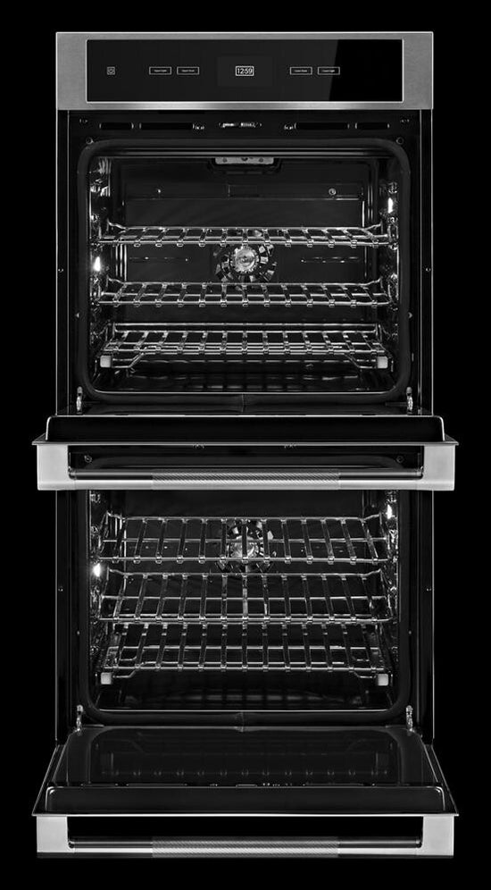 JennAir 27 Inch Double Convection Electric Wall Oven, 8.6 Cu. Ft. Total - JJW2827LL