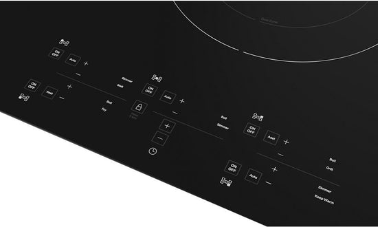 KitchenAid 36 Inch Induction Cooktop with 5 Elements - KCIG556JBL