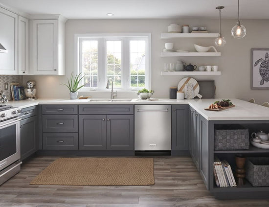 KitchenAid 44 dBA Dishwasher with FreeFlex Third Rack - KDTM604KPS