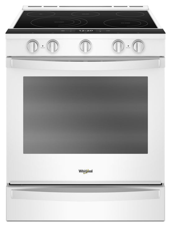 Whirlpool 30 Inch Slide-In Electric Range, White - YWEE750H0HW