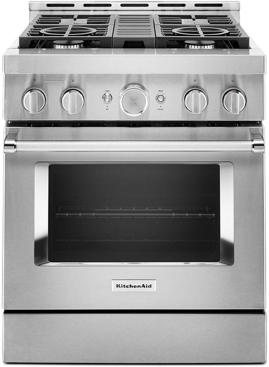 KITCHENAID 30 INCH GAS SMART RANGE - KFGC500JSS