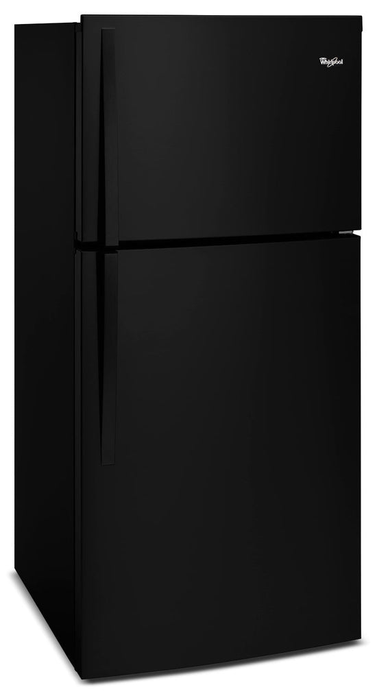 Whirlpool 30 Inch Top-Freezer Refrigerator, Black - WRT549SZDB
