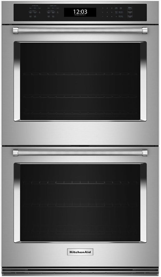 KitchenAid 30 Inch Double Electric Wall Oven with 10 Cu. Ft. Capacity - KOED530PSS