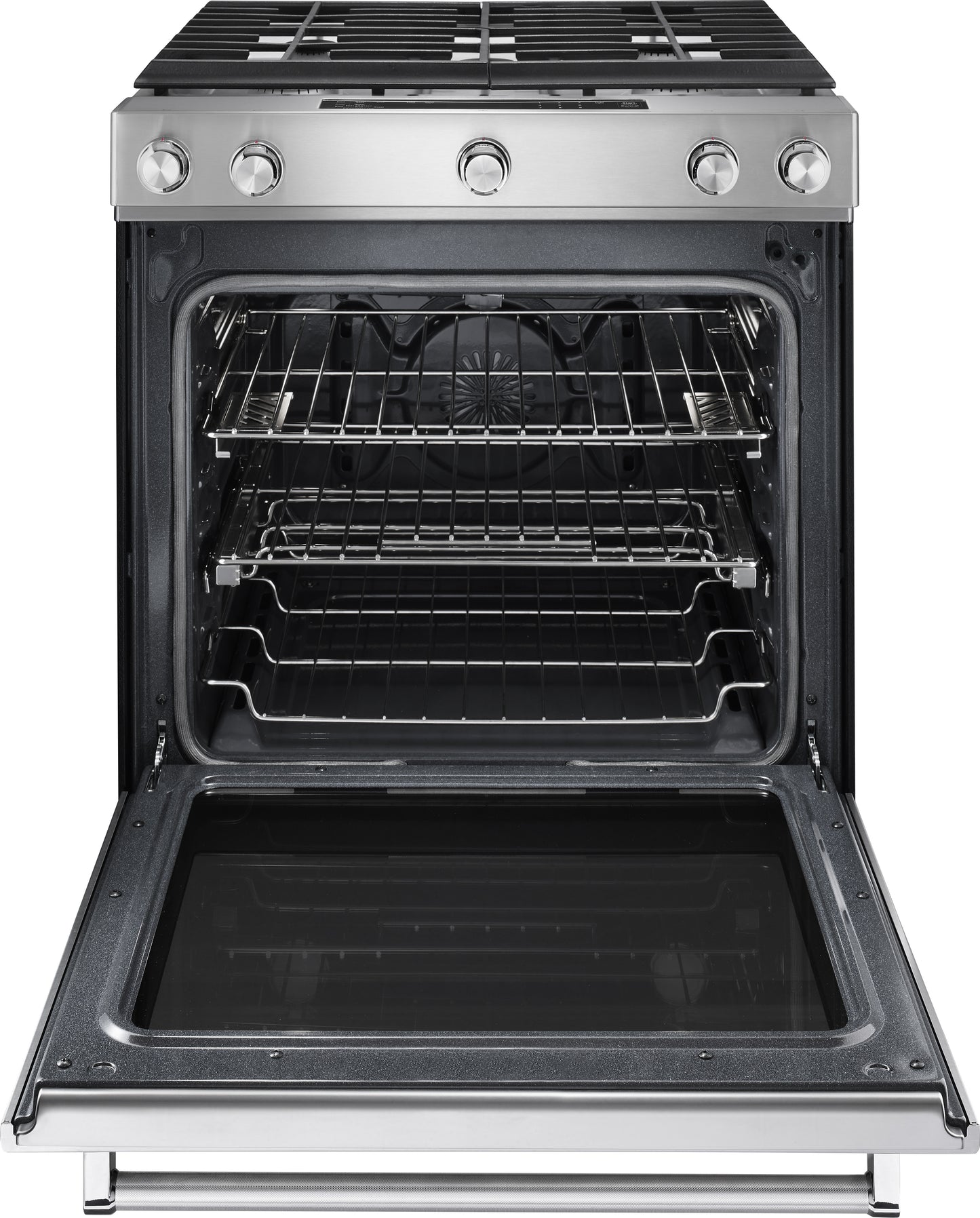 KITCHENAID 30 INCH SLIDE-IN GAS RANGE WITH 5 BURNERS, TRUE CONVECTION - KSGB900ESS