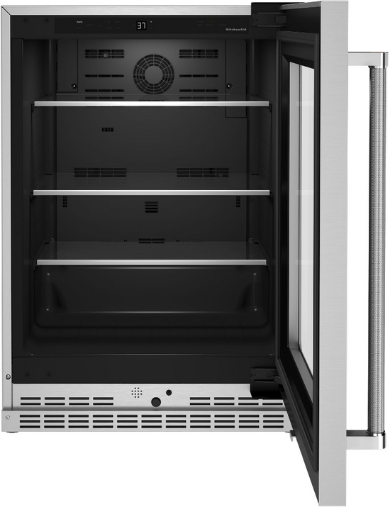 KitchenAid 24 Inch Built-In Undercounter Refrigerator with 5.2 Cu. Ft. Capacity - KURR314KSS