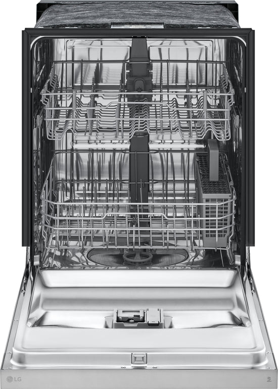 LG 24 Inch Front Control Dishwasher with Stainless Steel Tub, Platinum Silver - LDFC2423V