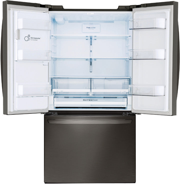 LG 36 INCH COUNTER DEPTH FRENCH DOOR REFRIGERATOR WITH DUAL ICE MAKER - LFXC22526D