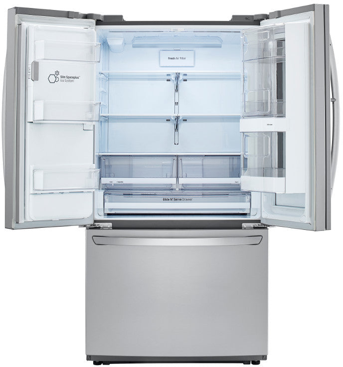 LG 36 INCH COUNTER DEPTH FRENCH DOOR REFRIGERATOR, 21.9 CU. FT. CAPACITY, STAINLESS STEEL - LFXC22596S