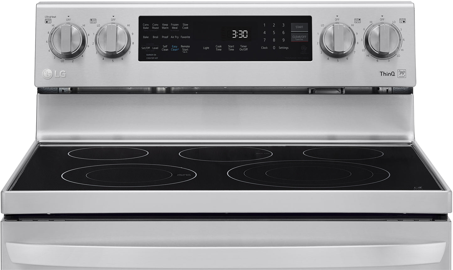 LG 30 INCH ELECTRIC SMART RANGE WITH INSTAVIEW™ AND AIRFRY - LREL6325F