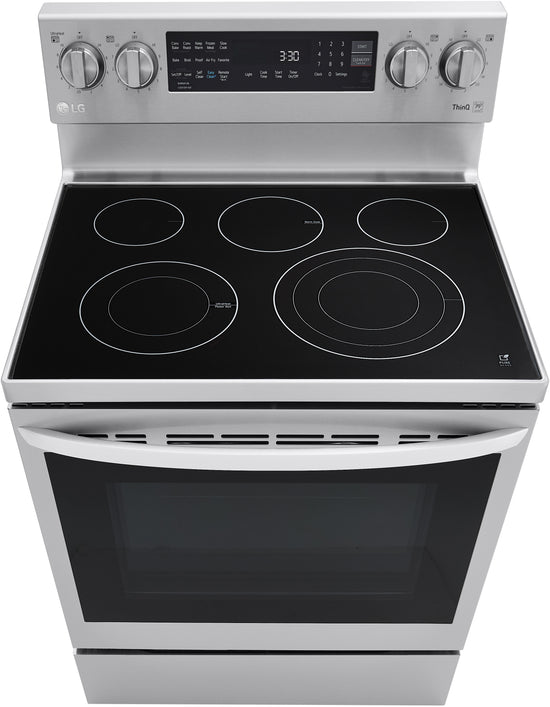 LG 30" Electric Freestanding Range with 6.3 cu. ft. Capacity - LREL6325F