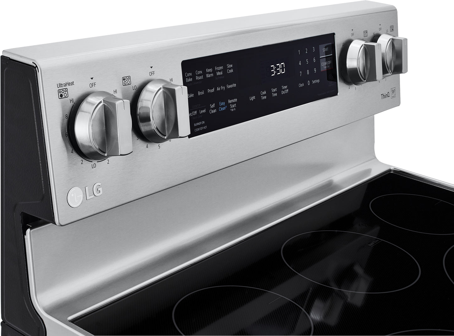 LG 30 INCH ELECTRIC SMART RANGE WITH INSTAVIEW™ AND AIRFRY - LREL6325F