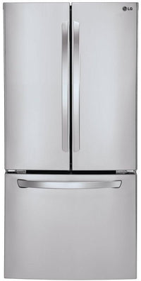 LG 33 Inch French Door Refrigerator with 25.10 Cu. Ft. Capacity, Stainless Steel - LRFCS2503S