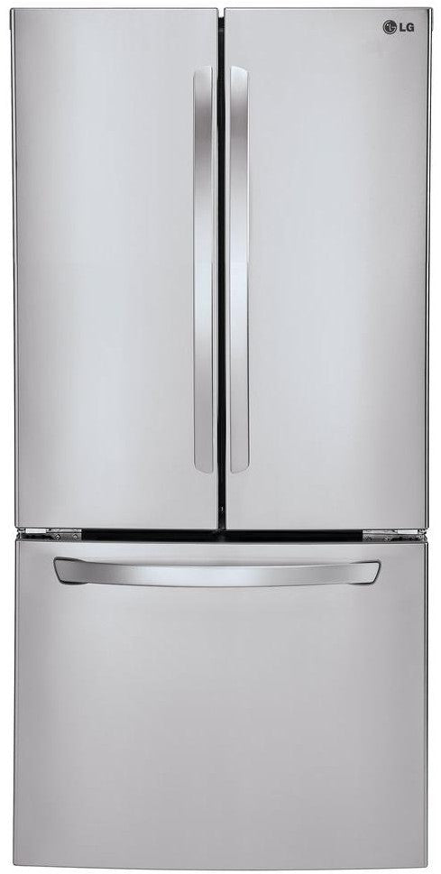 LG 33 Inch French Door Refrigerator with 25.10 Cu. Ft. Capacity, Stainless Steel - LRFCS2503S