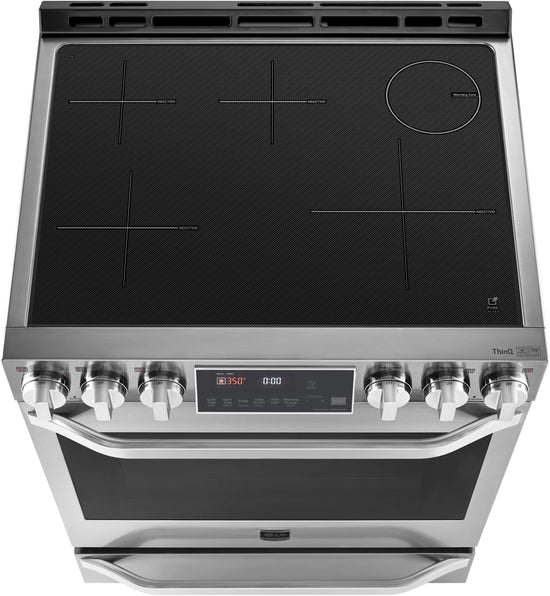 LG 30 Inch Smart Slide-In Induction Range - LSIS3018SS