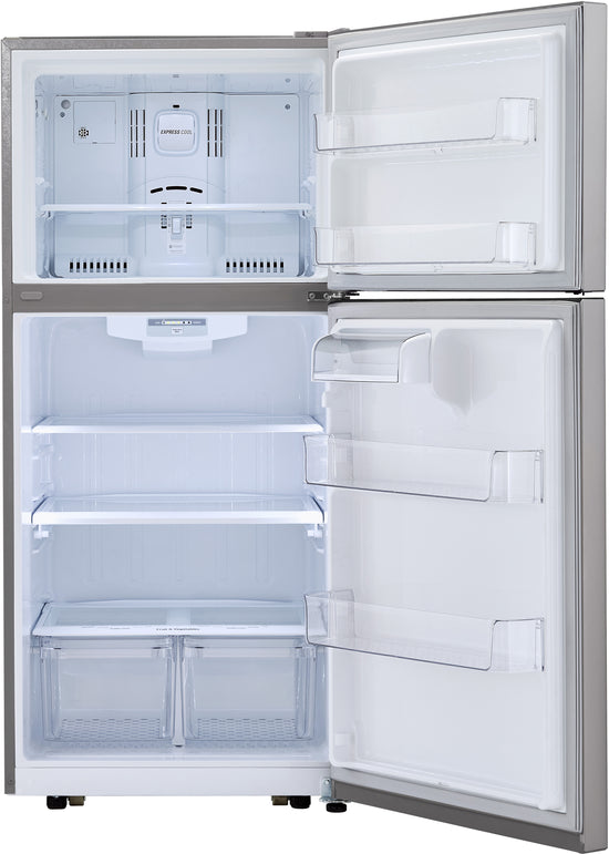 LG 30 Inch Top Freezer Refrigerator, Stainless Steel - LTCS20020S