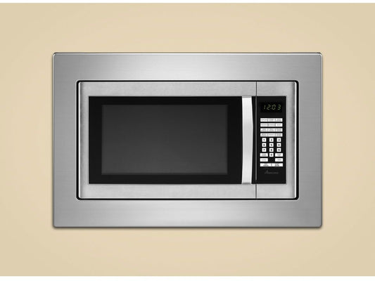 Whirlpool 30 Inch Microwave Trim Kit: Stainless Steel - MK2160AS