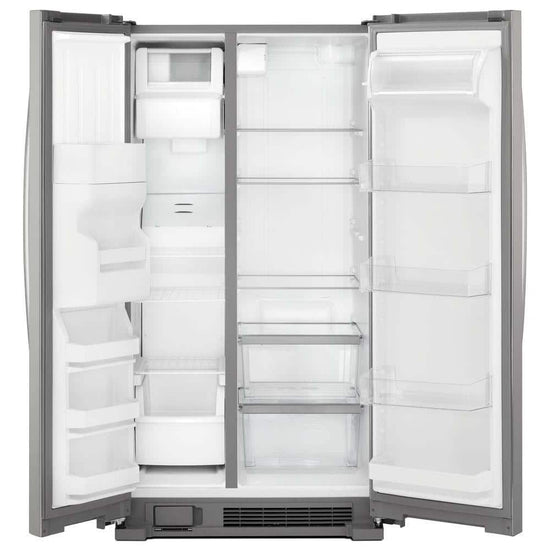 Whirlpool 21.4 cu. ft. Side-by-Side Refrigerator, Monochromatic Stainless Steel - WRS331SDHM