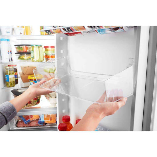 Whirlpool 21.4 cu. ft. Side-by-Side Refrigerator, Monochromatic Stainless Steel - WRS331SDHM