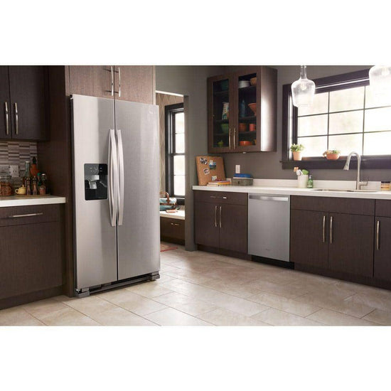 Whirlpool 21.4 cu. ft. Side-by-Side Refrigerator, Monochromatic Stainless Steel - WRS331SDHM