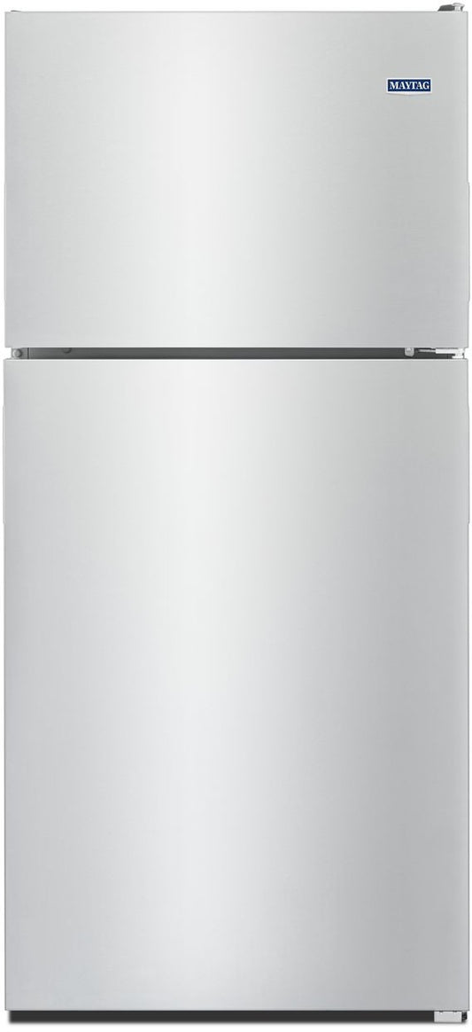 Maytag 33 Inch Top Freezer Refrigerator with 20.5 cu. ft. Capacity, Stainless Steel - MRT311FFFZ