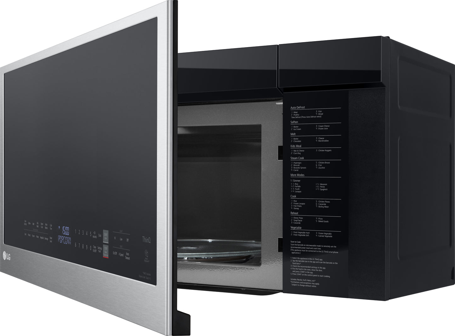 LG MVEL2033F Over the Range Microwave,Stainless Steel colour