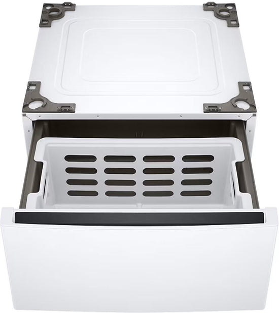 LG 27 Inch Laundry Pedestal in White with Storage Drawer - WDP6W