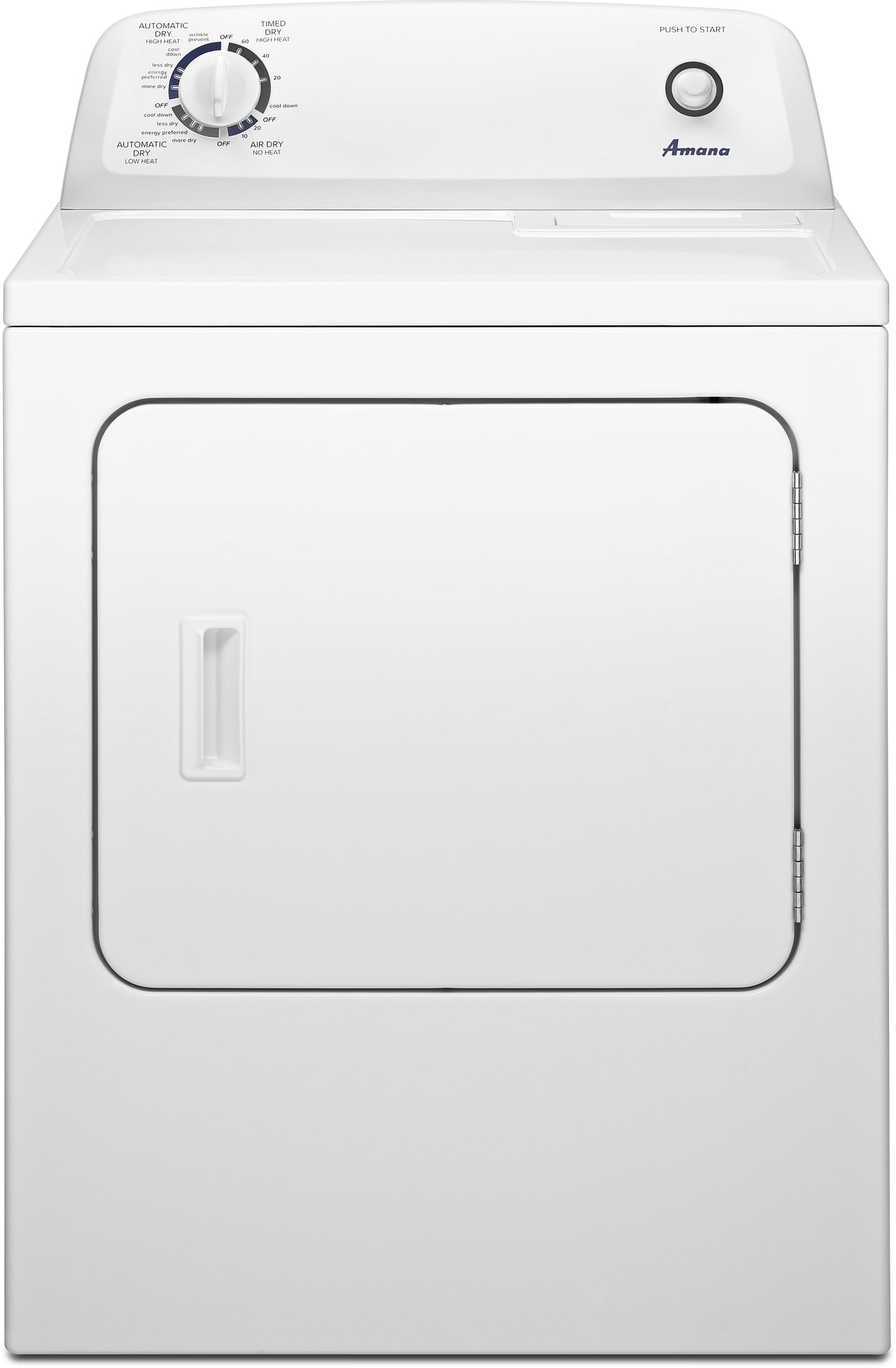 AMANA 29 INCH TOP LOAD GAS DRYER WITH 6.5 CU. FT. CAPACITY - NGD4655EW