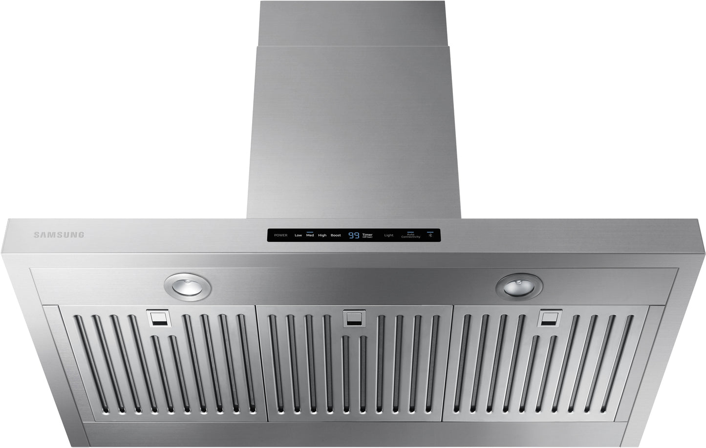 Samsung 36 Inch Smart Wall Mount Chimney Range Hood, Stainless Steel - NK36K7000WS