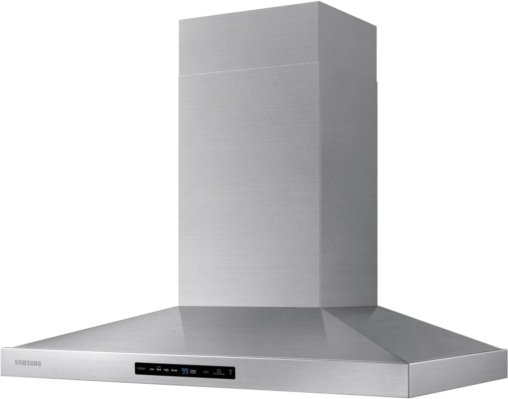 SAMSUNG 36 INCH SMART WALL MOUNT CHIMNEY RANGE HOOD WITH WI-FI AND BLUETOOTH CONNECTIVITY - NK36K7000WS