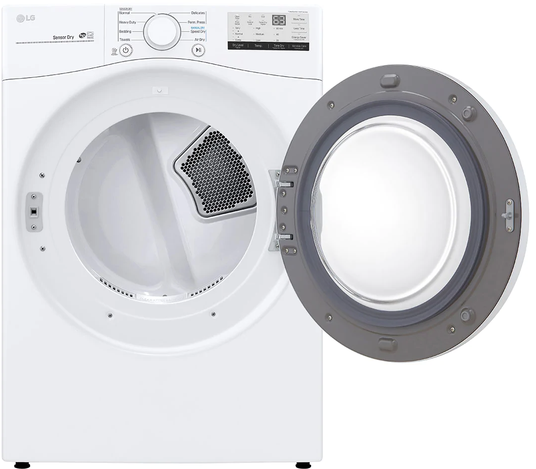 LG 27 INCH ELECTRIC DRYER WITH 7.4 CU. FT. CAPACITY - DLE3400W