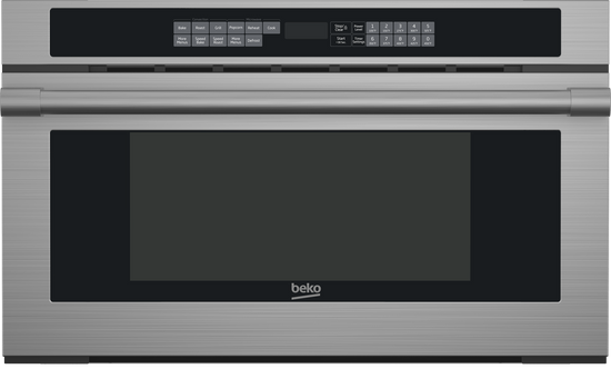 Beko 30 Inch Built-In Electric Speed Oven, Stainless Steel - WOSP30100SS BEKO