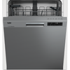 Beko 24 Inch Built-Under Dishwasher, Tall Tub, 48 dBA - DUT25401X