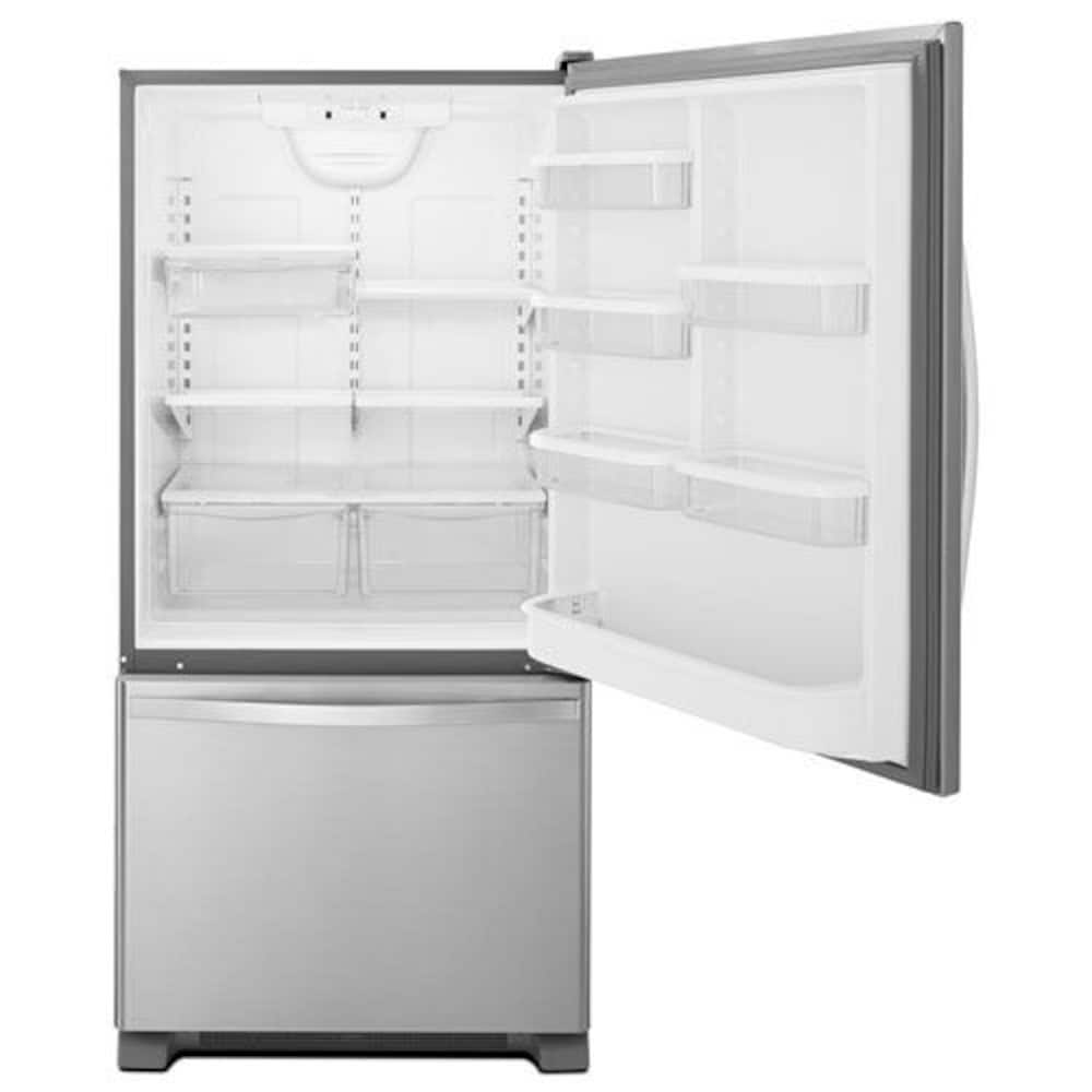 Whirlpool 30-inch W 19 cu. ft. Bottom Freezer Refrigerator - WRB329RFBM