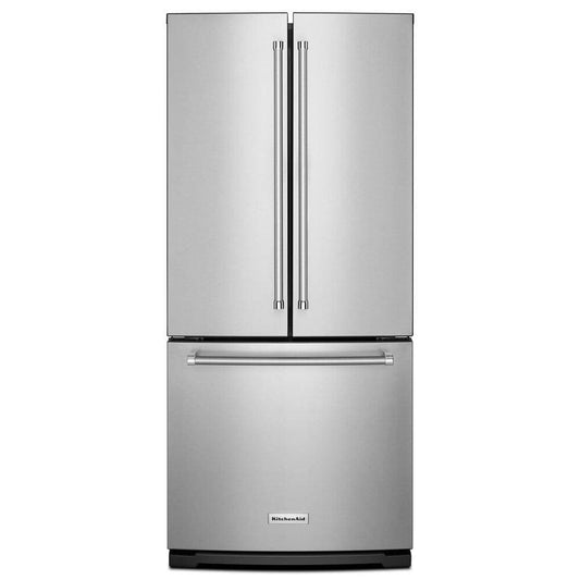 KitchenAid 30 Inch French Door Refrigerator, Stainless Steel - KRFF300ESS