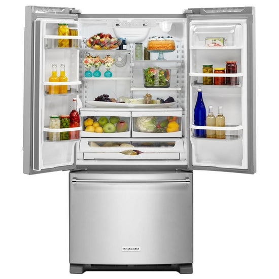 KitchenAid 22.1 cu. ft. French Door Refrigerator, Stainless Steel - KRFF302ESS