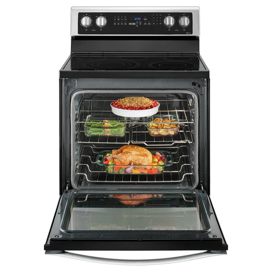 Whirlpool 30 Inch Freestanding Electric Range with True Convection - YWFE745H0FS