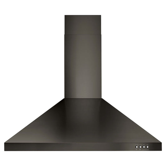 WHIRLPOOL 30-INCH WALL MOUNT RANGE HOOD, BLACK STAINLESS - WVW53UC0HV