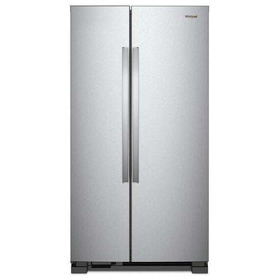 Whirlpool 33 Inch Side-by-Side Refrigerator, 22 cu. ft., Monochromatic Stainless Steel - WRS312SNHM